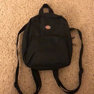 Dickies black mini backpack